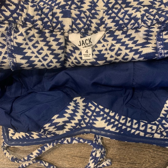 Jack by bb Dakota blue and white romper - Picture 6 of 6